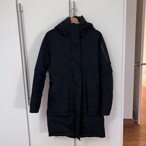 Lululemon Winter Warrior Parka Black Sz 6